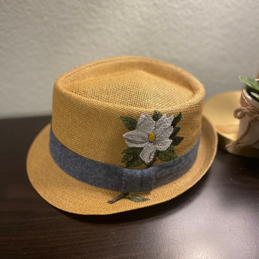 Hand Painted Fedora Hat
